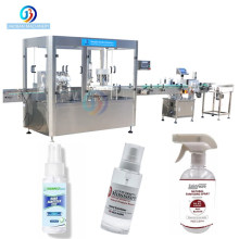 JB-PX4 Automatic 75% Alcohol Pump Spray Round Bottle Filling Machine Production Line